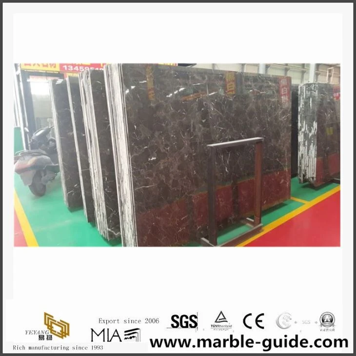 China Dark Emperador Marble Bathroom Tiles For Wall And Floor