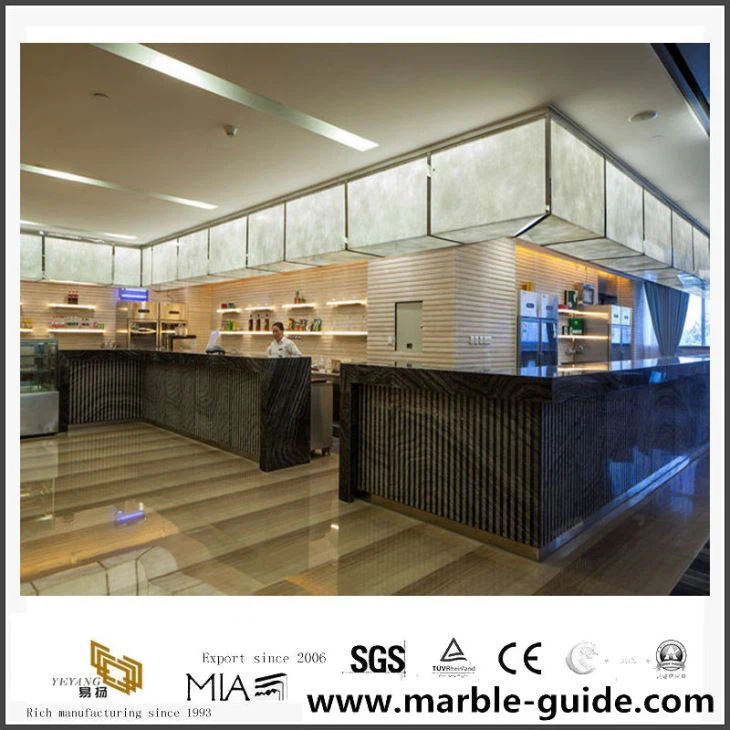Supermarket Project By Yellow Wood Marble Decoration