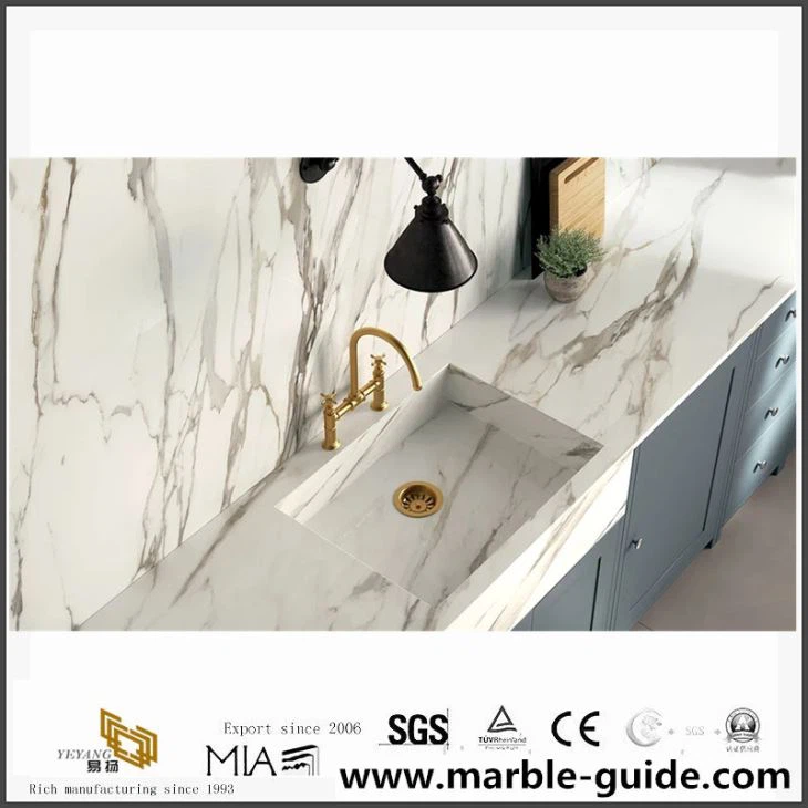 인테리어 디자인을위한 칼라 카타 골드 대리석