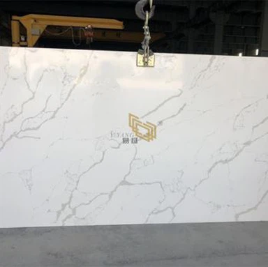 중국 품질 Calacatta Quartz 슬래브