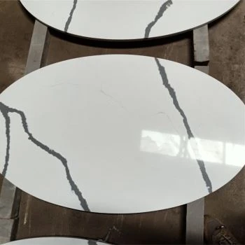 호텔 프로젝트를위한 Calacatta Quartz 테이블 탑