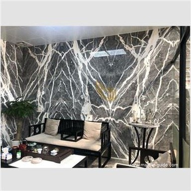 벽 클래딩에 대한 성 회색 대리석 타일